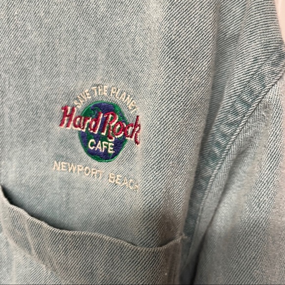 Hard Rock Cafe Jean Save the Planet Shirt Large - Picture 2 of 8